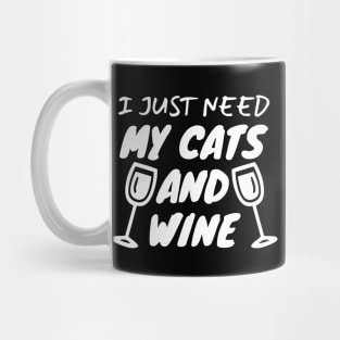 Cats And Wine Mug